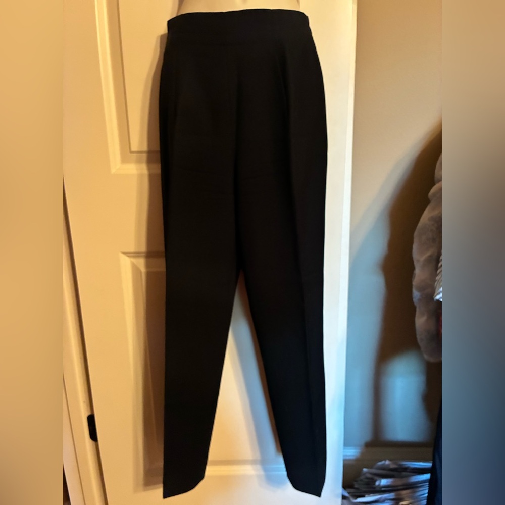 Gianni Petite Wool Cigarette Pants